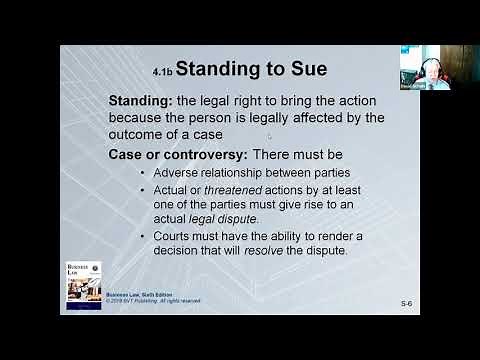 What is Legal Standing? (Business Law 101 #16)