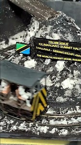 This Tiny Model Railway has Been to the Summit of Kilimanjaro #modeltrains #railway #shorts