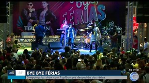 Banda Top Gun anima o último fim de semana de férias em Teresina