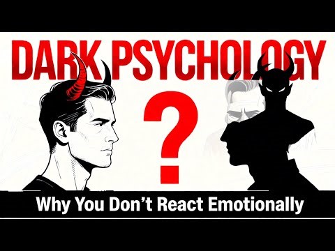 Why You Feel Emotionally Numb - Dark Psychology #stress #response #healing #psychology
