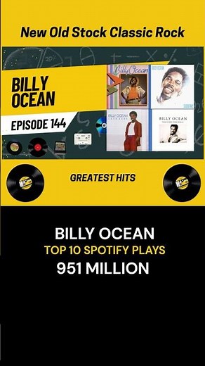 New Old Stock Classic Rock - Episode 144 - Billy Ocean Greatest Hits