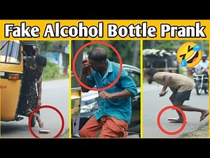 Fake Alcohol Bottle Prank | Funny Video | M4 PRANK