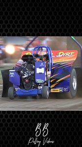 The "Doctor Dirt" Mini Modified Tractor flying down the track at the OSTPA pull in Upper Sandusky, OH! #tractorpulling #motorsport #horsepower #supercharged #tractorpull | BB Pulling Videos