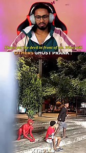 246K views · 4.3K reactions | Devil Prank Gone Wild!  .........️.................. Thanks for watching #MrIlluma #DevilPrank #ScaryMoment People enjoying their day… but this devil-style prank shocks everyone with crazy reactions! #shortstory #funnyprank #scaryclip #viralclip | Mr Illuma | Facebook