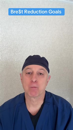 What are some of my goals when performing bre$t reduction surgery? The primary goal is to reduce the volume. this is to decrease the symptoms that patients are often plagued with. This includes back pain, neck, pain, bra strap grooving, as well as rashes. But I also want to create a beautiful looking breast. That means limiting the incisions being meticulous with closing and creating a beautiful shape that my patients can be proud of. #stevenwallachmd #reduction #fyp #plasticsurgery #beauty