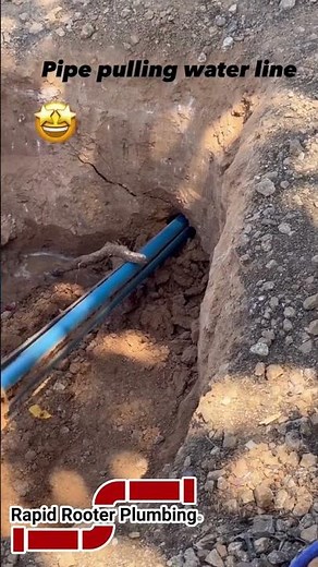 🚧 Pipe Pulling in Action – Trenchless Water Line Replacement! 💦