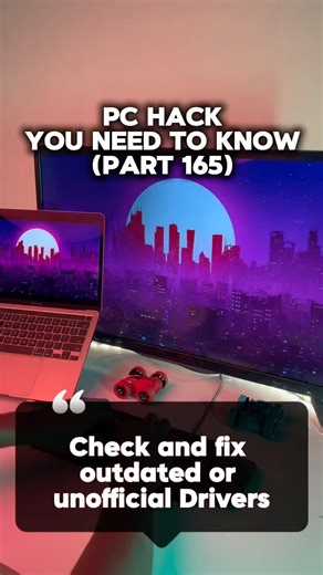 Check and fix outdated or unofficial drivers #pctips #windows #viral #tech #shortvideo #shorts #pc
