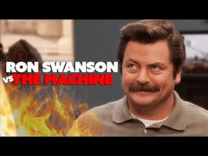 Ron Swanson VS The Machine | Parks & Recreation | Comedy Bites