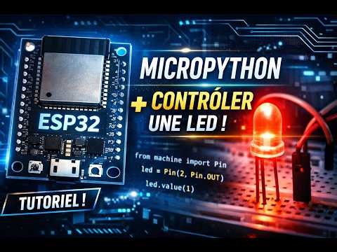 Tout comprendre sur l’ESP32 🔥 | Structure, Caractéristiques + MicroPython (avec démo LED)