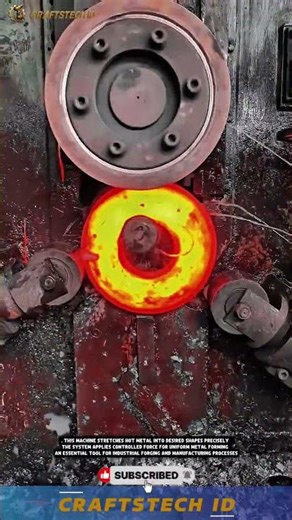 Hot Metal Stretching Machine for Precise and Controlled Steel Forming Process #machine