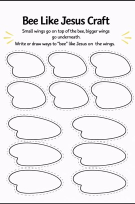 Christian Kids Activity Bundle Printable | Bee Like Jesus Craft, Coloring Page & Bible Lesson | Sunday School, VBS Activity, Homeschool - Etsy