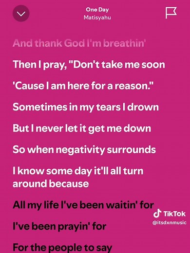 Spotify (@itsdxnmusic) - One Day Song Lyrics - Full Lyrics and Spotify Details
