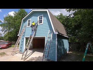 building a 20x20 garage with a gambrel style roof