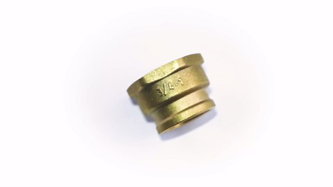 Brass Reducing Coupling 3/4" Female x 1" Female Construction NPT Threaded Brass