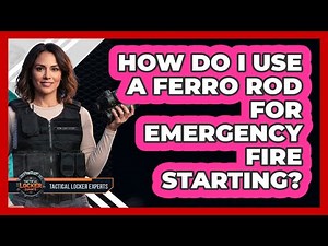 How Do I Use A Ferro Rod For Emergency Fire Starting?