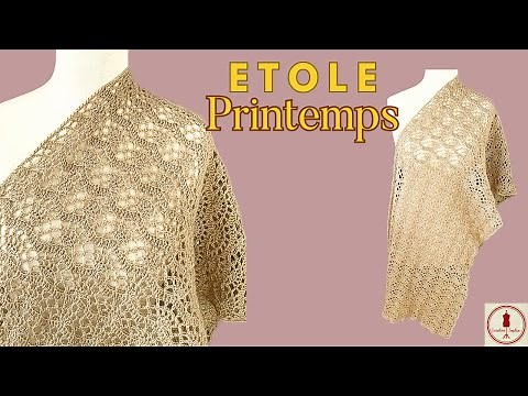 EASY SPRING CROCHET STOLE TUTORIAL