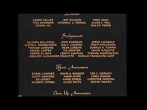 Aladdin (1992) end credits
