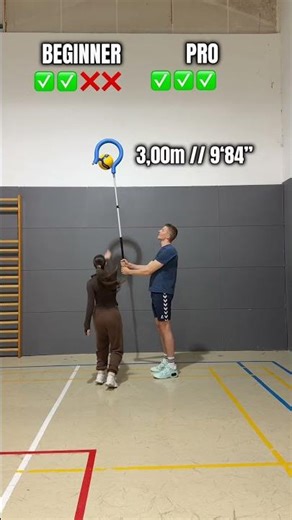 Beginner vs. Pro Jump Reach Challenge