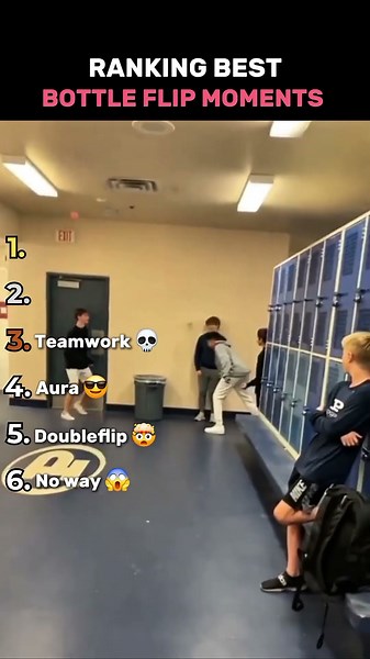 RANKING BEST BOTTLE FLIP MOMENTS.