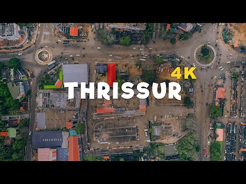 THRISSUR Cinematic Drone view | Cultural Capital of Kerala🇮🇳 | 4k