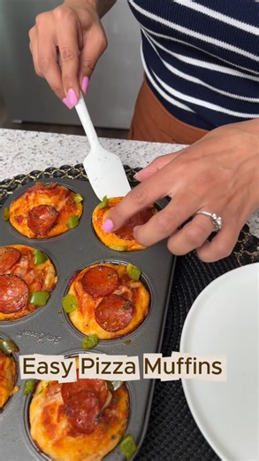 Easy pizza muffins quick and tasty snack