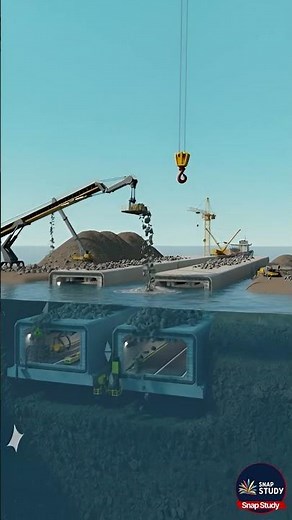Immersed Tube Tunnels 🏗️ | Engineering Under Water Explained🌊