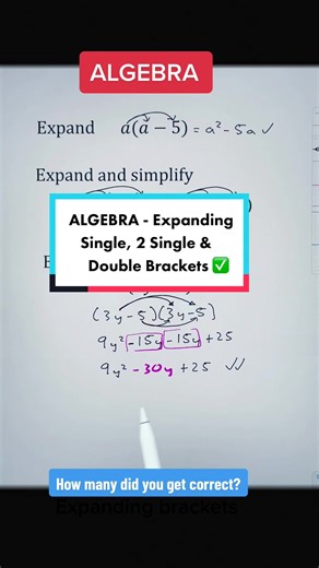 #maths #algebra #algebra1 #expandingbrackets #gcsemaths