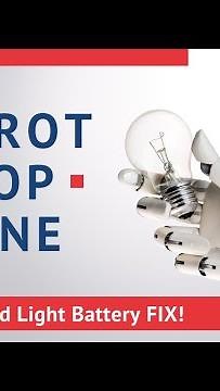 Parrot Bebop Drone -- flashing red light battery FIX!