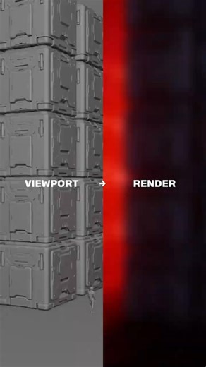 Red Neon Cyberpunk | Dystopian Glow | Blender 3D Sci-Fi Render