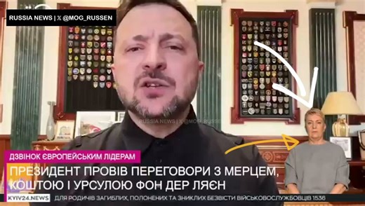 🚨⚡️ Ukraine TV SCANDAL:During a speech on "economic success," the sign language interpreter went rogue:Signed "LIAR" at ZelenskyThen held up: "They're lying to you"She was yanked off-air seconds later.