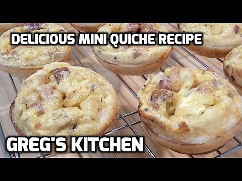 MINI QUICHE RECIPE - How To - Greg's Kitchen
