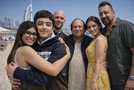 Dubai Beach Portrait Featuring Diverse Models