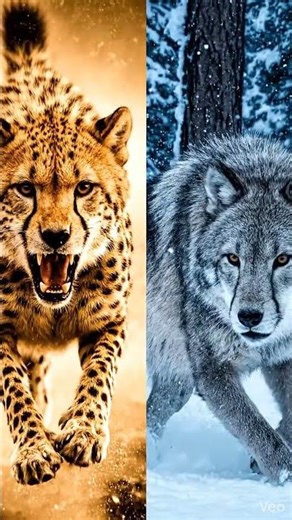 Cheetah VS Wolf | Speed vs Strategy