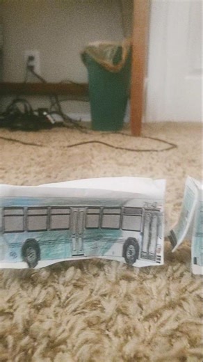 Boise valley ride Gillig low floor city bus # 704 paper model