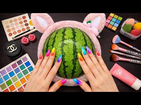 ASMR Makeup Compilation For Sleep | 1 hour (No Talking) 56