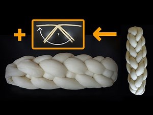 How to braid a RAISED six-strand challah in four simple steps + image guide