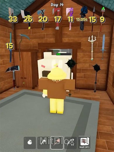 Polar Bear Vs All Melee Weapon 🐻‍❄️ with a Brawler Buff🍀P2 #99nightsintheforest #99nights #roblox
