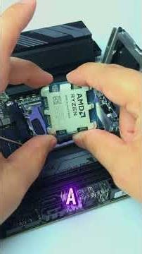 How to Install an AMD AM5 CPU (Ryzen 9000/7000) 🛠️ #techtips #gamingpc #techshorts