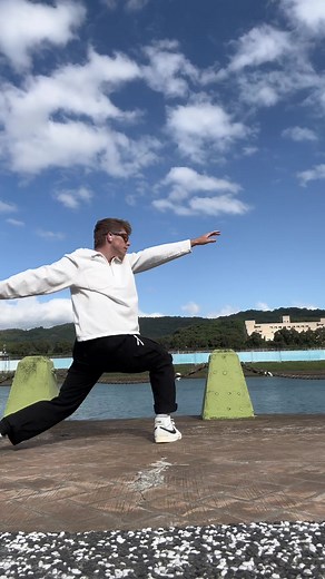 Dynamic Dance Performance by a Male Dancer
