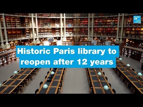 Historic Paris library to reopen after 12 years of renovation • FRANCE 24 English