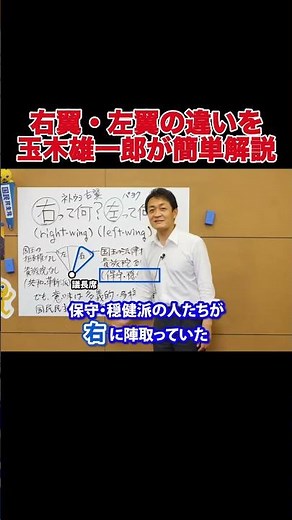 右翼と左翼の違いとは！？玉木雄一郎が簡単解説！