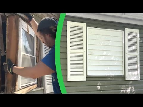 Placing Siding Over a Bathroom Window