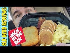 Jack In The Box Jumbo Breakfast Platter REVIEW 🍳