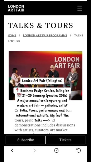 London Art Fair 2026: Don't Miss the Engaging Talks