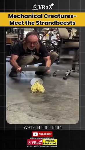 Living Sculptures: How Strandbeests Walk Using Only Wind Power 💨 #engineeringart #shorts #shortsfeed