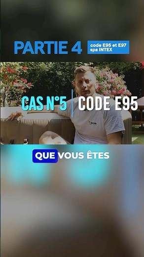 👉 Spa INTEX : résoudre les erreurs E95 et E97 #shorts