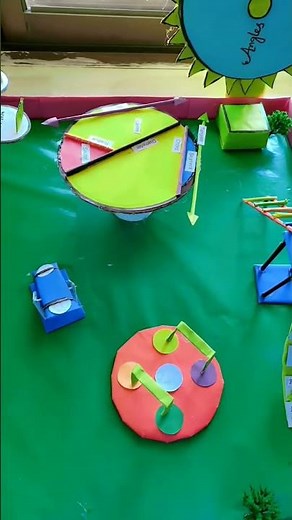 Geometrical Park | Mathematics Project 💚 #project #competition #studends #workingmodel #maths