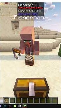 HOW TO USE THE FISHERMAN IN MINECRAFT WITH VILLAGE WORKERS