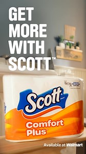 2.9M views · 22 reactions | Soft & Strong. Scott Comfort Plus dissolves 10x faster to help prevent clogs. (vs. National Soft & Strong) | Scott Products | Facebook