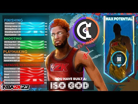 THE #1 GREATEST ISO BUILD OF NBA 2K23 REVEALED! BEST DRIBBLING SHOOTING DEMIGOD OF NBA 2K23
